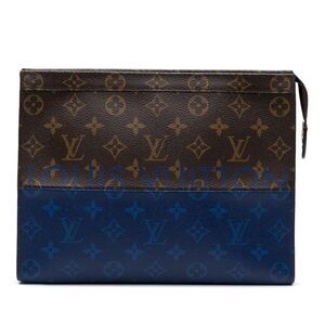 Pre Loved louis vuitton Women Brown Clutches